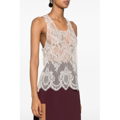 ERIKA CAVALLINI LACE TANK TOP