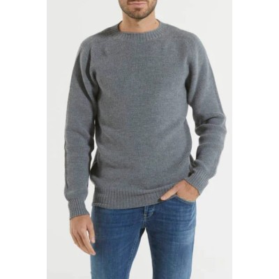 AMARANTO RIBBED CREW NECK