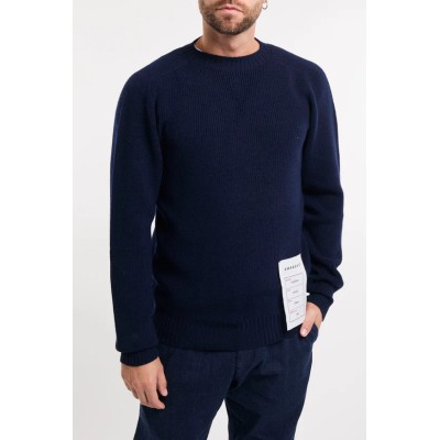 AMARANTO RIBBED CREW NECK